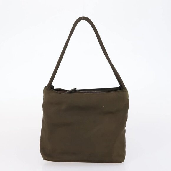 PRADA Hand Bag Nylon 2 Set Gray Brown Auth - Picture 3 of 16